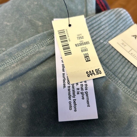 NWT Aeropostale Athletic Running Leggings Ultra High Rise Womens Size XS Green - Picture 5 of 5